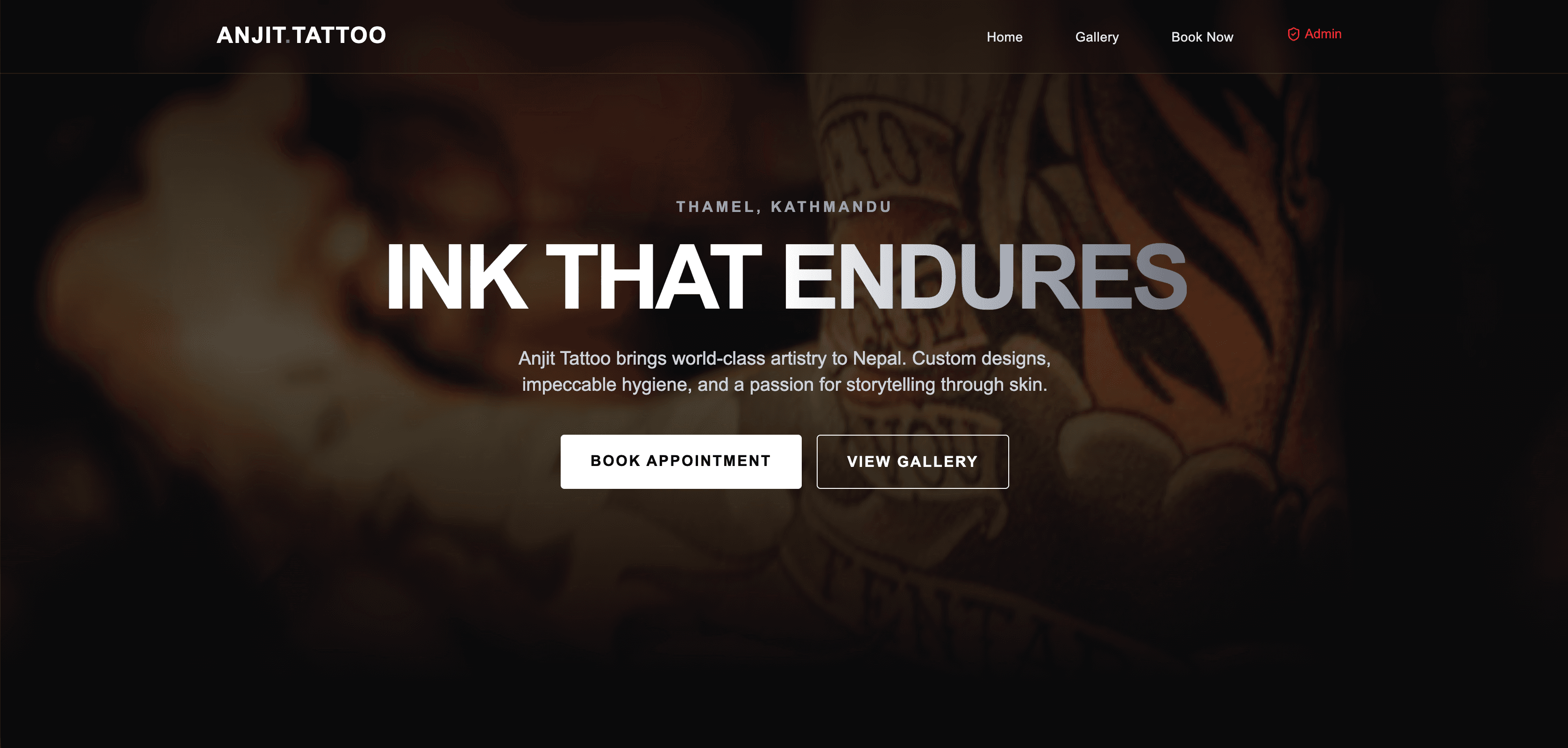 Tattoo Studio Portfolio